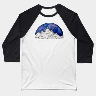 A Mountainous World :^) Baseball T-Shirt